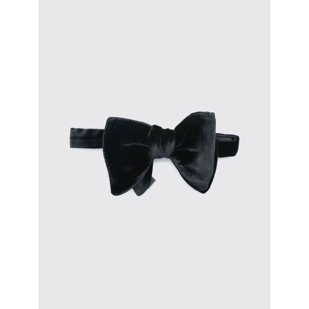 Tom Ford Men Tom Ford Cotton Velvet Bow Tie With Hook Closure